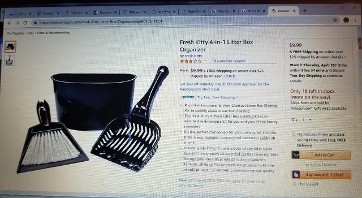 Litter Organizer Set Parts